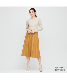 UNIQLO | リネンコットンワイドクロップドパンツ(その他)
