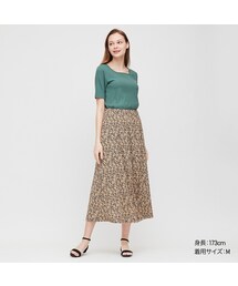 Joy of Printクレープジャージースカート（丈標準83～87cm）セットアップ可能