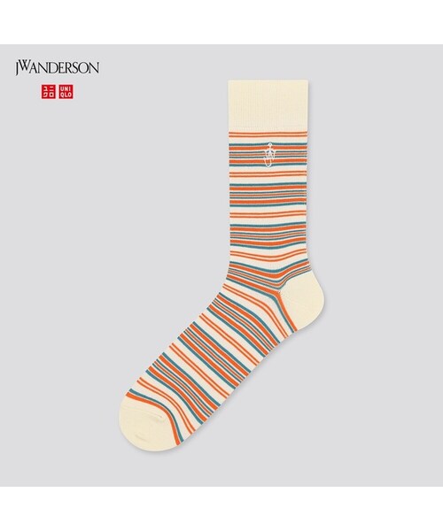 UNIQLO（ユニクロ）の「ソックス（ソックス/靴下・メンズ・NAVY 69/ORANGE 23/BLUE 61・27-29/25-27）」の3枚目の写真