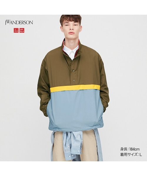 UNIQLO（ユニクロ）の「ポケッタブルプルオーバー（ブルゾン・メンズ・BEIGE 32/BLACK 09/OLIVE 56・3XL/XS/S/4XL/M/XL/L/XXL）」の3枚目の写真
