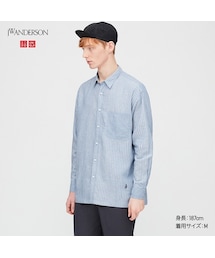 UNIQLO | リネンブレンドオーバーサイズシャツ（長袖）(シャツ/ブラウス)