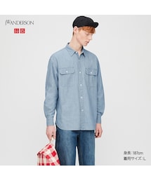 UNIQLO | シャンブレーシャツ（長袖）(シャツ/ブラウス)