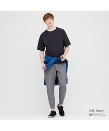 UNIQLO | ラグランスリーブクルーネックTシャツ（5分袖）(Tシャツ/カットソー)