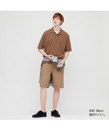 UNIQLO | オーバーサイズカノコポロシャツ（半袖）(ポロシャツ)
