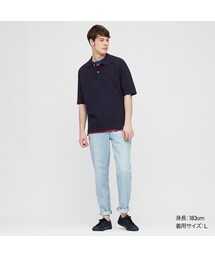 UNIQLO | オーバーサイズカノコポロシャツ（半袖）(ポロシャツ)