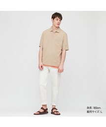 UNIQLO | オーバーサイズジャージーポロシャツ（半袖）(ポロシャツ)