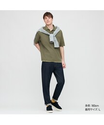UNIQLO | オーバーサイズジャージーポロシャツ（半袖）(ポロシャツ)