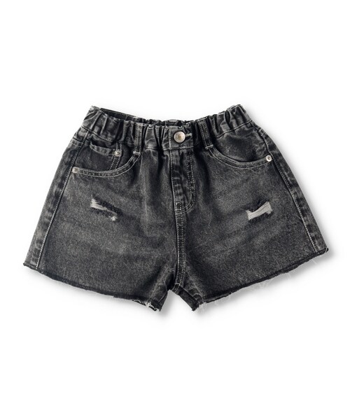 RADCHAP（ラッドチャップ）の「クラッシュデニムショートパンツ（デニムパンツ・キッズ・サックス/グレー・90cm～150cm）」の2枚目の写真