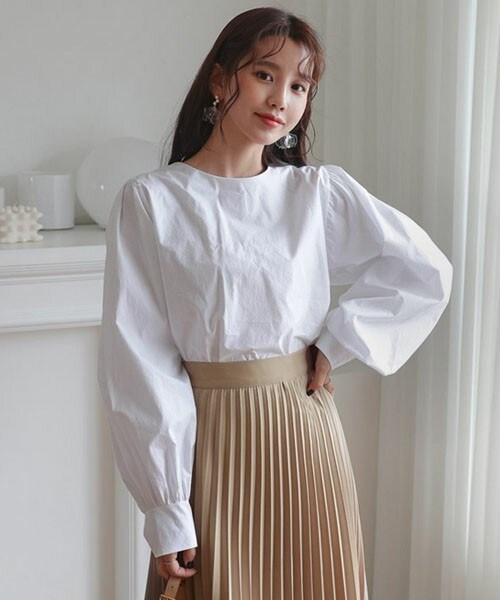 Dholic ディーホリック の パフスリーブブラウス シャツ ブラウス Wear