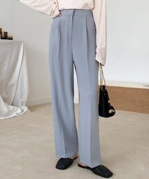 DHOLIC | タックハイウエストスラックス(スラックス)