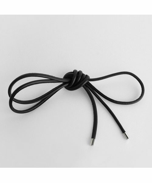 DHOLIC（ディーホリック）の「レザー調ストリングベルト（ベルト・レディース・ホワイト/ブラック/ベージュ・FREE）」の2枚目の写真