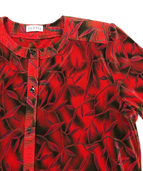 USED(ユーズド)の「Bright red aunty pleats tops-1014-3(Tシャツ/カットソー・レディース・その他)」の7枚目の写真