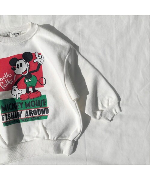 cache cache（カシュ カシュ）の「ミッキー　スウェット（スウェット・キッズ・その他）」の3枚目の写真