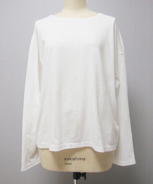 sakishimatokyo（サキシマトーキョー）の「ゆるりらカットソー  カスタード（Tシャツ/カットソー・レディース・その他）」の8枚目の写真