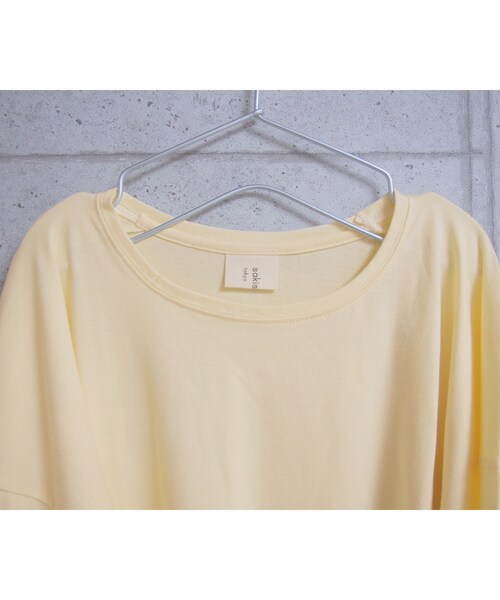 sakishimatokyo（サキシマトーキョー）の「ゆるりらカットソー  カスタード（Tシャツ/カットソー・レディース・その他）」の2枚目の写真