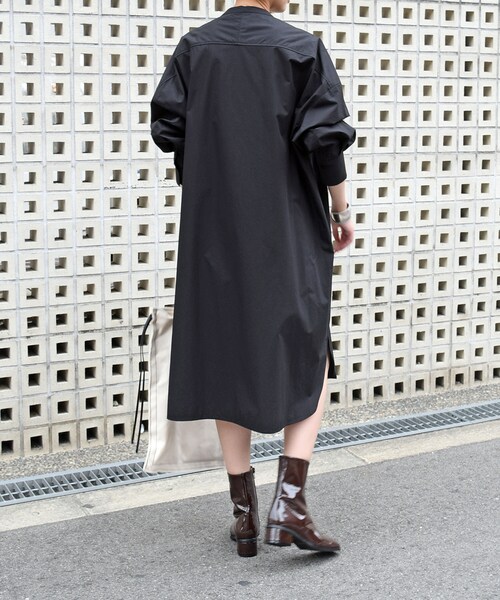 no brand（ノーブランド）の「タイプライターオーバーシャツOP（ワンピース・レディース・その他）」の7枚目の写真