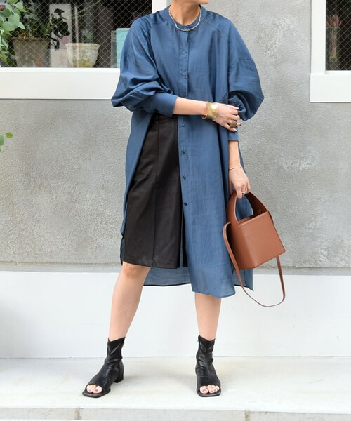 no brand（ノーブランド）の「シアーオーバーシャツOP（ワンピース・レディース・その他）」の7枚目の写真