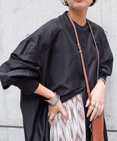 no brand（ノーブランド）の「シアーオーバーシャツOP（ワンピース・レディース・その他）」の9枚目の写真