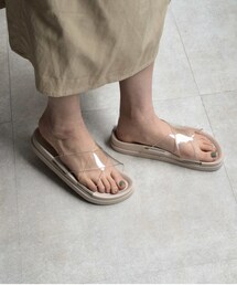 Lavish Gate | shoes-02096　クリアクロスストラップ サンダル(サンダル)