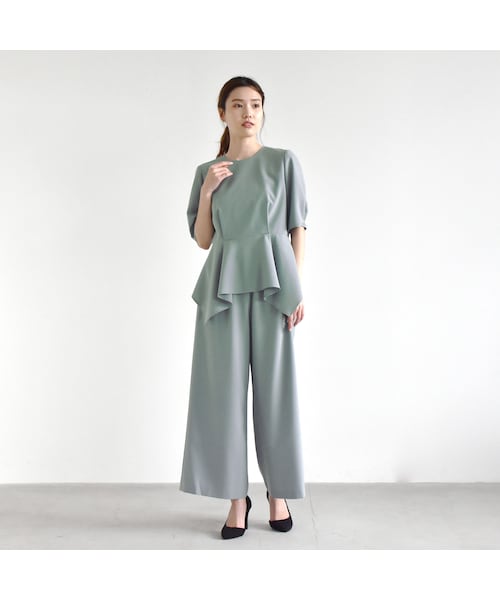 kaene（カエン）の「010414 / アシメペプラムブラウス（シャツ