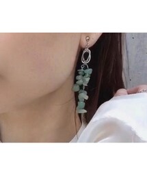 Handmade | stone nuance earring (イヤリング)