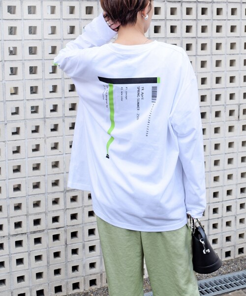 no brand(ノーブランド)の「AtoZ ロンTee(Tシャツ/カットソー・レディース・その他)」の1枚目の写真