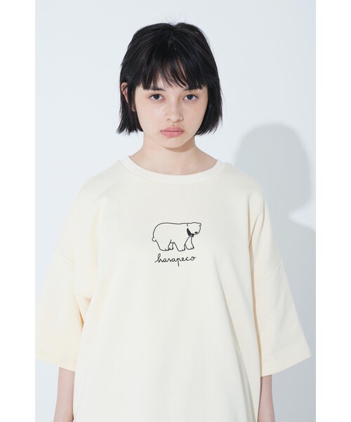 harapeco(ハラペコ)の「SLUMBER BEAR LOGO TEE【HP19-TS06】(Tシャツ/カットソー・メンズ・その他)」の1枚目の写真