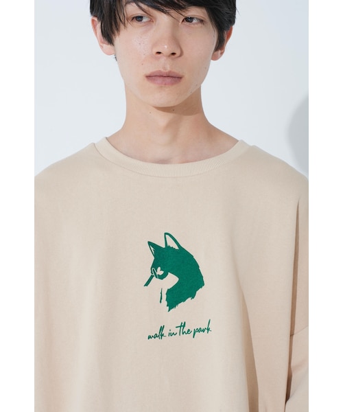 harapeco(ハラペコ)の「SLUMBER WOLF LOGO TEE【HP19-TS03】(Tシャツ/カットソー・メンズ・その他)」の7枚目の写真