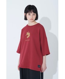 harapeco | SLUMBER WOLF LOGO TEE【HP19-TS03】(Tシャツ/カットソー)
