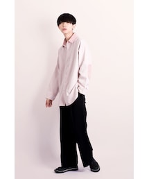 harapeco | バイカラーシャツJK(シャツ/ブラウス)
