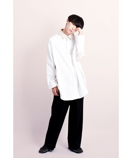 harapeco（ハラペコ）の「バイカラーシャツJK【18SS-04】（シャツ/ブラウス・メンズ・その他）」の6枚目の写真