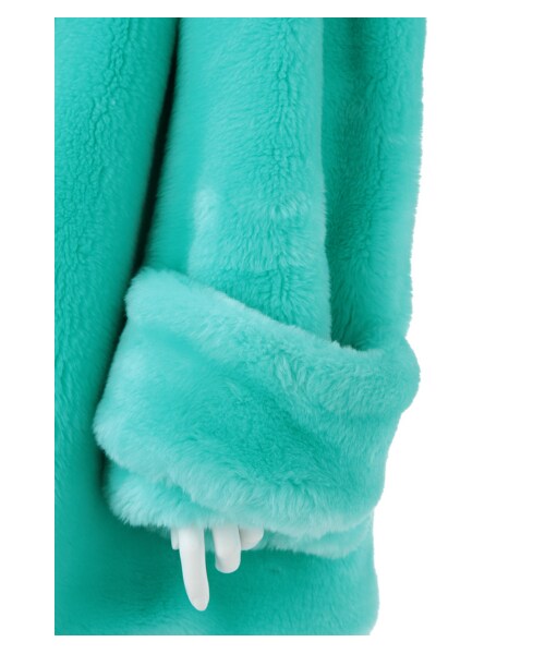 G.V.G.V.（ジーヴィージーヴィー）の「FAUX FUR DOUBLE FRONT COAT（ジャケット/アウター・レディース・GREEN・36）」の5枚目の写真