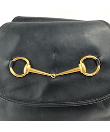 グッチ 2924 ホースビット ポーチ ポシェット ボディバッグ ネイビー グッチ 2924 ホースビット ポーチ ポシェット ボディバッグ ネイビー