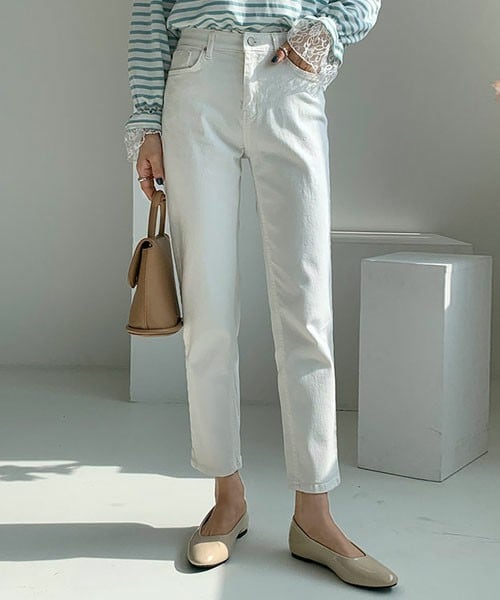 DHOLIC（ディーホリック）の「シークレットゴムテーパードパンツ（その他パンツ・レディース・ベージュ/ブラック/ホワイト・S/M/L）」の2枚目の写真