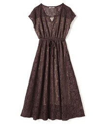 GRL | リボンベルト付きレースワンピース(ワンピース)