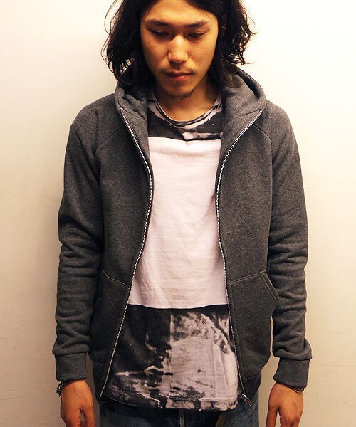 2 class.ics（トゥークラスドットイクス）の「パーカー（パーカー・メンズ・ブラック/チャコールグレー・MEDIUM/LARGE）」の3枚目の写真