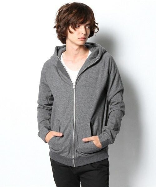 2 class.ics（トゥークラスドットイクス）の「パーカー（パーカー・メンズ・ブラック/チャコールグレー・MEDIUM/LARGE）」の2枚目の写真