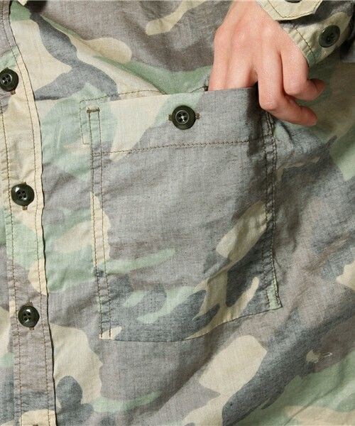 Johnbull Private labo(ジョンブルプライベートラボ)の「カモフラージュシャツ(シャツ/ブラウス・レディース・カモフラージュ・FREE)」の8枚目の写真