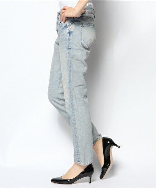 Johnbull Private labo(ジョンブルプライベートラボ)の「アンクルジーンズ(デニムパンツ・レディース・ブルー/ブルー系その他・X-SMALL/SMALL/MEDIUM/LARGE/X-LARGE)」の3枚目の写真