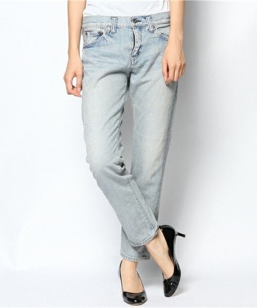 Johnbull Private labo(ジョンブルプライベートラボ)の「アンクルジーンズ(デニムパンツ・レディース・ブルー/ブルー系その他・X-SMALL/SMALL/MEDIUM/LARGE/X-LARGE)」の16枚目の写真