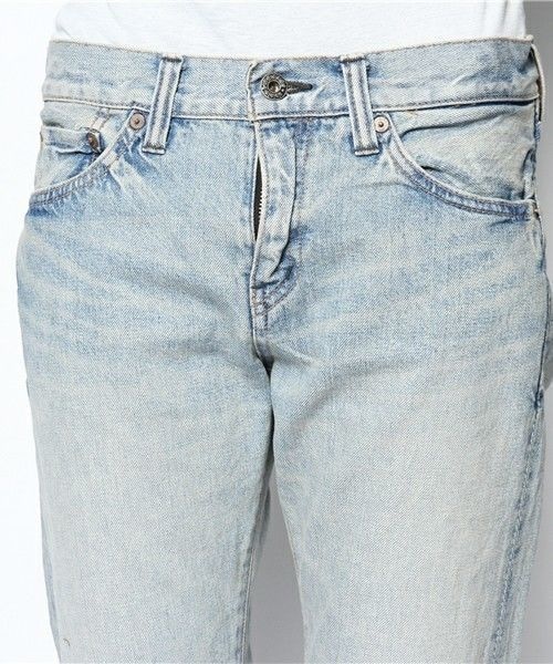 Johnbull Private labo(ジョンブルプライベートラボ)の「アンクルジーンズ(デニムパンツ・レディース・ブルー/ブルー系その他・X-SMALL/SMALL/MEDIUM/LARGE/X-LARGE)」の5枚目の写真