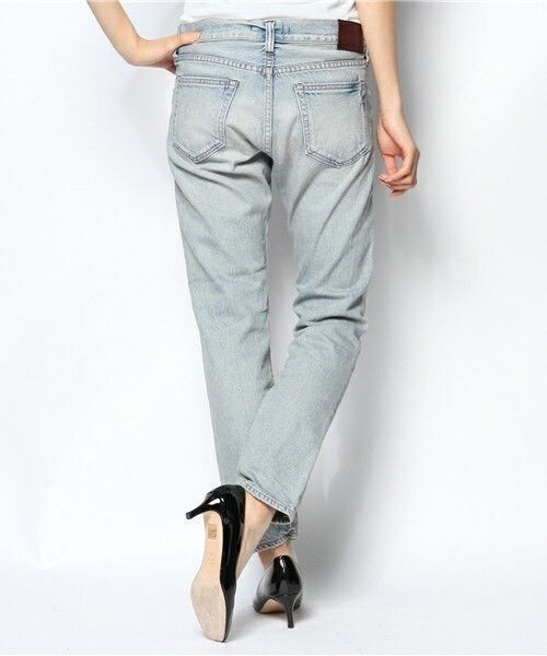 Johnbull Private labo(ジョンブルプライベートラボ)の「アンクルジーンズ(デニムパンツ・レディース・ブルー/ブルー系その他・X-SMALL/SMALL/MEDIUM/LARGE/X-LARGE)」の4枚目の写真