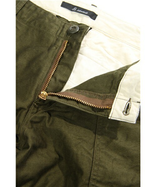 Johnbull Private labo(ジョンブルプライベートラボ)の「アシンメトリーカーゴパンツ(カーゴパンツ・メンズ・オリーブ・SMALL/MEDIUM/LARGE/X-LARGE/XX-LARGE)」の10枚目の写真
