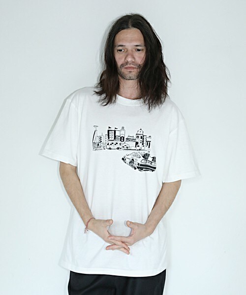 MAYK(メイク)の「DeLorean(Tシャツ/カットソー・レディース・ホワイト/ブラック/ベージュ・1/2/3)」の1枚目の写真
