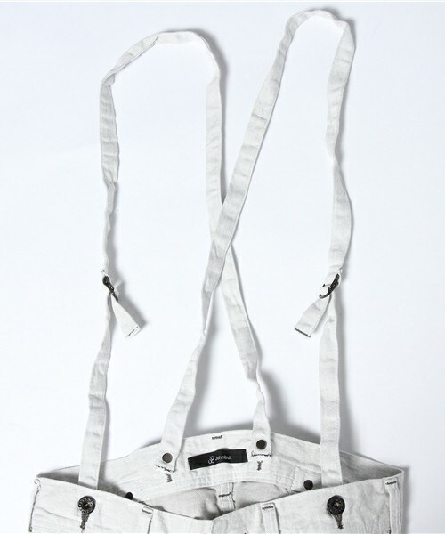 Johnbull Private labo（ジョンブルプライベートラボ）の「【CLUEL 7月号掲載！】サスペンダーワークパンツ（デニムパンツ・レディース・ホワイト/ホワイト系その他・X-SMALL/SMALL/MEDIUM）」の14枚目の写真