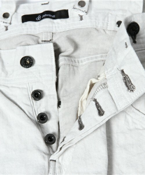 Johnbull Private labo（ジョンブルプライベートラボ）の「【CLUEL 7月号掲載！】サスペンダーワークパンツ（デニムパンツ・レディース・ホワイト/ホワイト系その他・X-SMALL/SMALL/MEDIUM）」の12枚目の写真