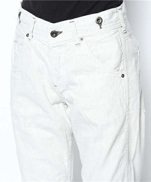 Johnbull Private labo（ジョンブルプライベートラボ）の「【CLUEL 7月号掲載！】サスペンダーワークパンツ（デニムパンツ・レディース・ホワイト/ホワイト系その他・X-SMALL/SMALL/MEDIUM）」の8枚目の写真