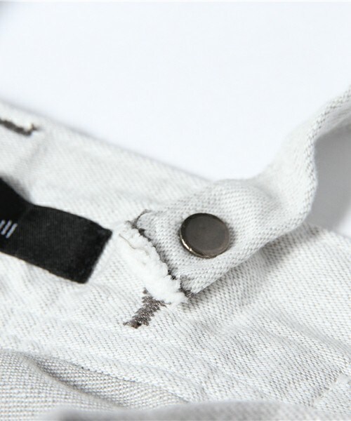 Johnbull Private labo（ジョンブルプライベートラボ）の「【CLUEL 7月号掲載！】サスペンダーワークパンツ（デニムパンツ・レディース・ホワイト/ホワイト系その他・X-SMALL/SMALL/MEDIUM）」の15枚目の写真