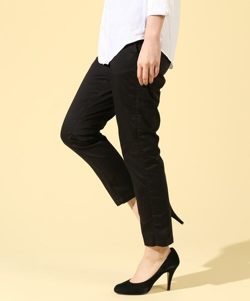 Johnbull Private labo（ジョンブルプライベートラボ）の「【新色追加！】3/4トラウザー（チノパンツ・レディース・ホワイト/ブラック/カーキ/ダークグリーン/グレー・X-SMALL/SMALL/MEDIUM/LARGE）」の13枚目の写真