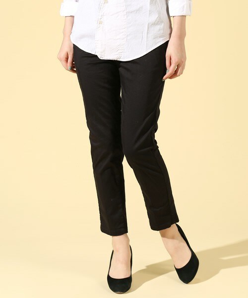 Johnbull Private labo（ジョンブルプライベートラボ）の「【新色追加！】3/4トラウザー（チノパンツ・レディース・ホワイト/ブラック/カーキ/ダークグリーン/グレー・X-SMALL/SMALL/MEDIUM/LARGE）」の11枚目の写真